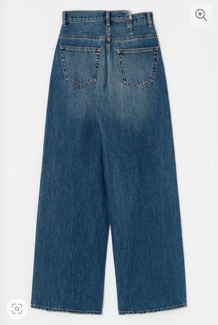 moussy CROSS WAIST WIDE ストレートSサイズ