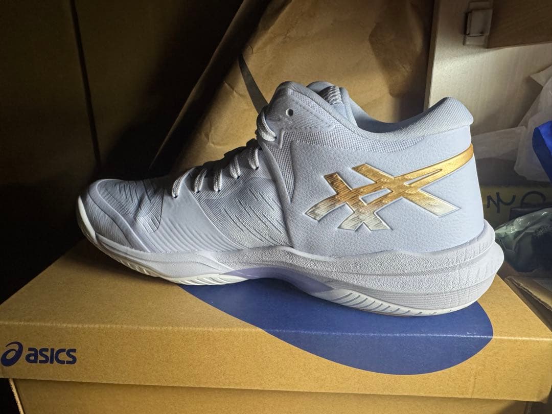 アシックス　スカイエリートff3 27.0cm ブルーフェード　シャンパン