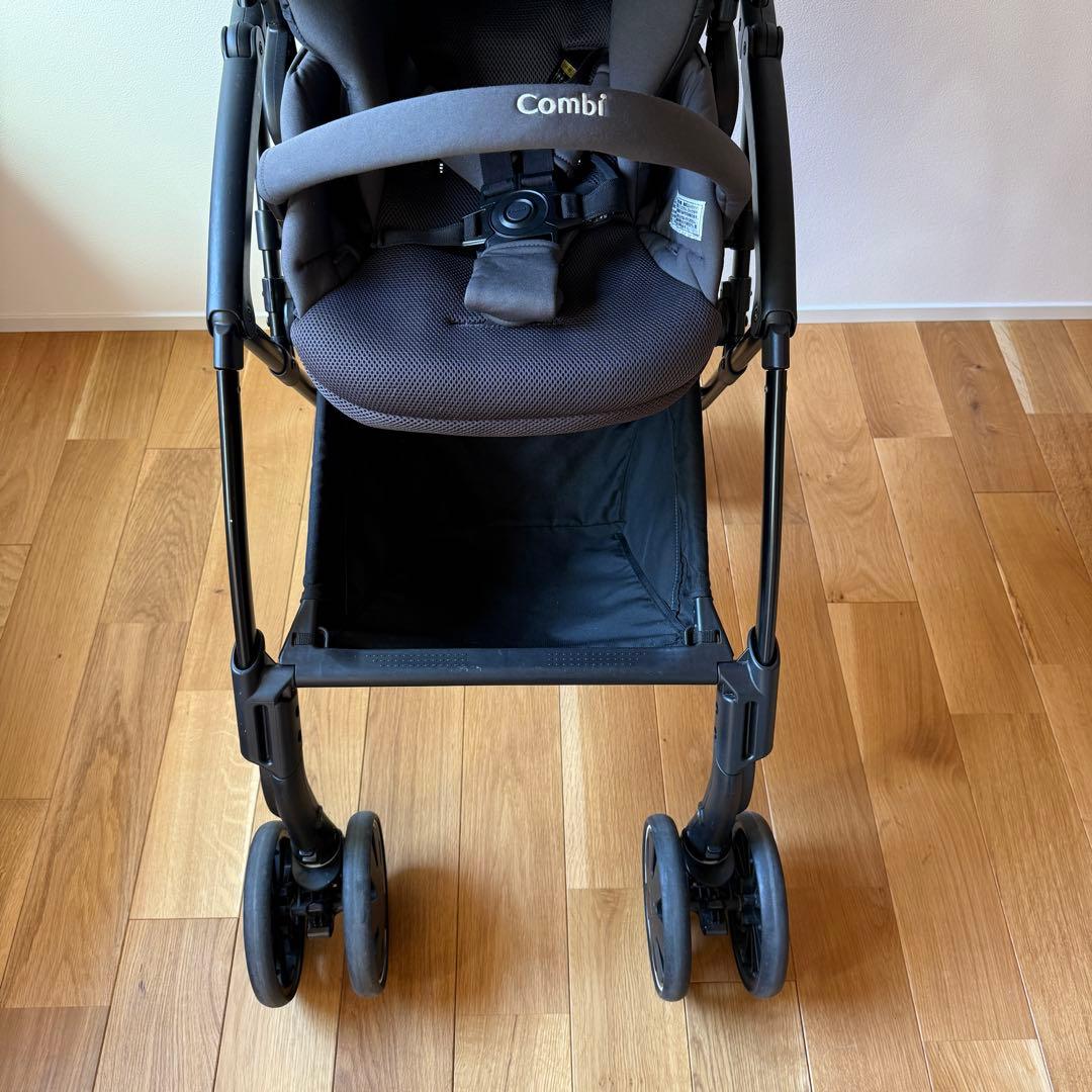 美品　Combi コンビ ベビーカー AttO（アット） type-S ネイビー