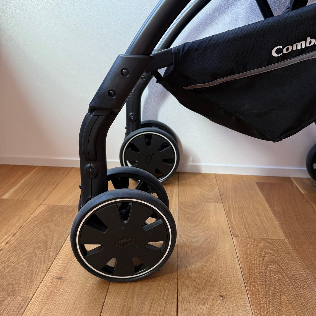 美品　Combi コンビ ベビーカー AttO（アット） type-S ネイビー