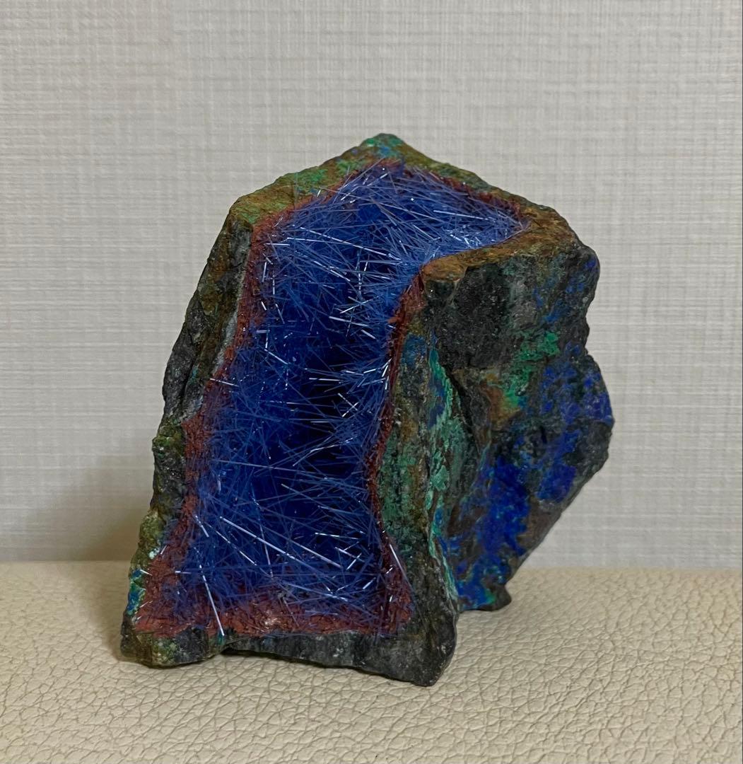 タイタニウムのドーム 天然石ジオード ラッキー 幸運 魔除 お守 パワーストーン