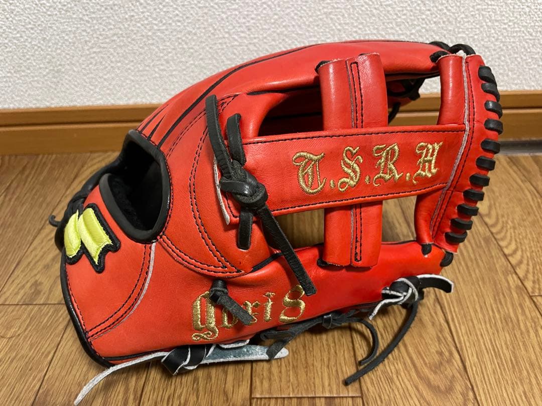 貴重　今江敏晃　支給　実使用グローブ　SSK マリーンズ