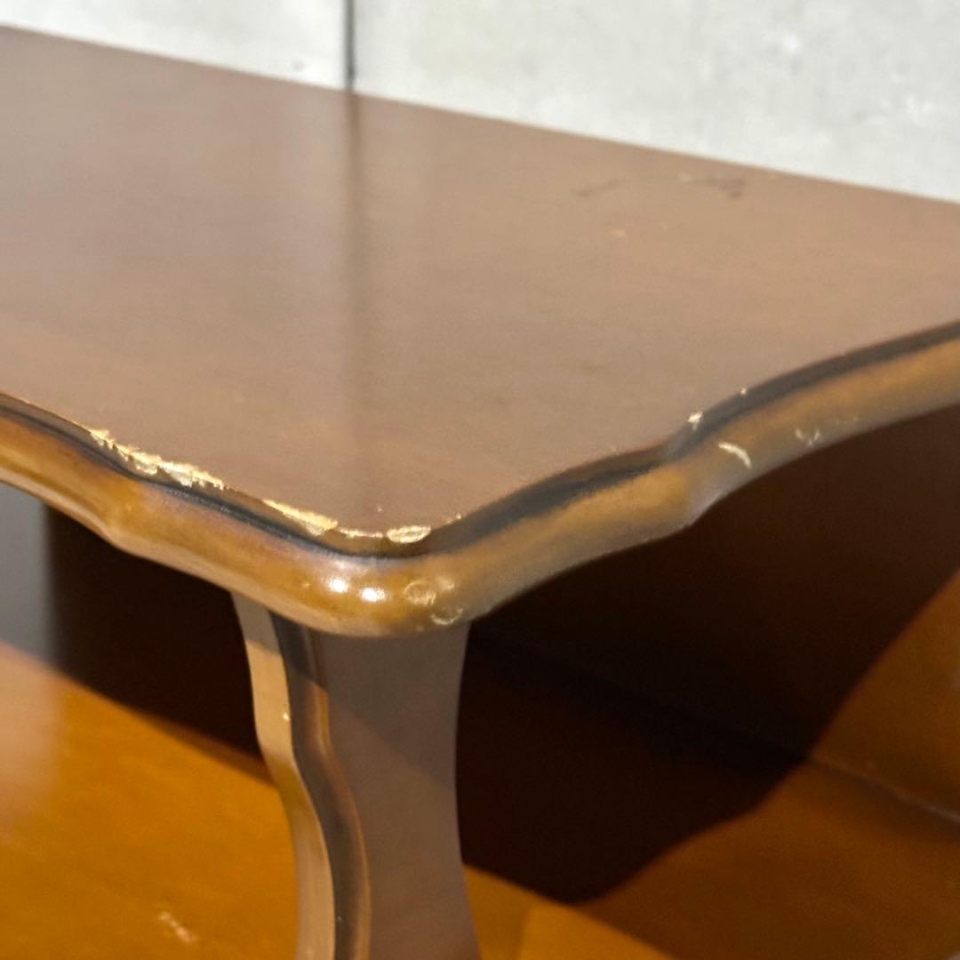 ✦80s✦ロココ調 アンティーク コンソールテーブル サイドテーブル 電話台