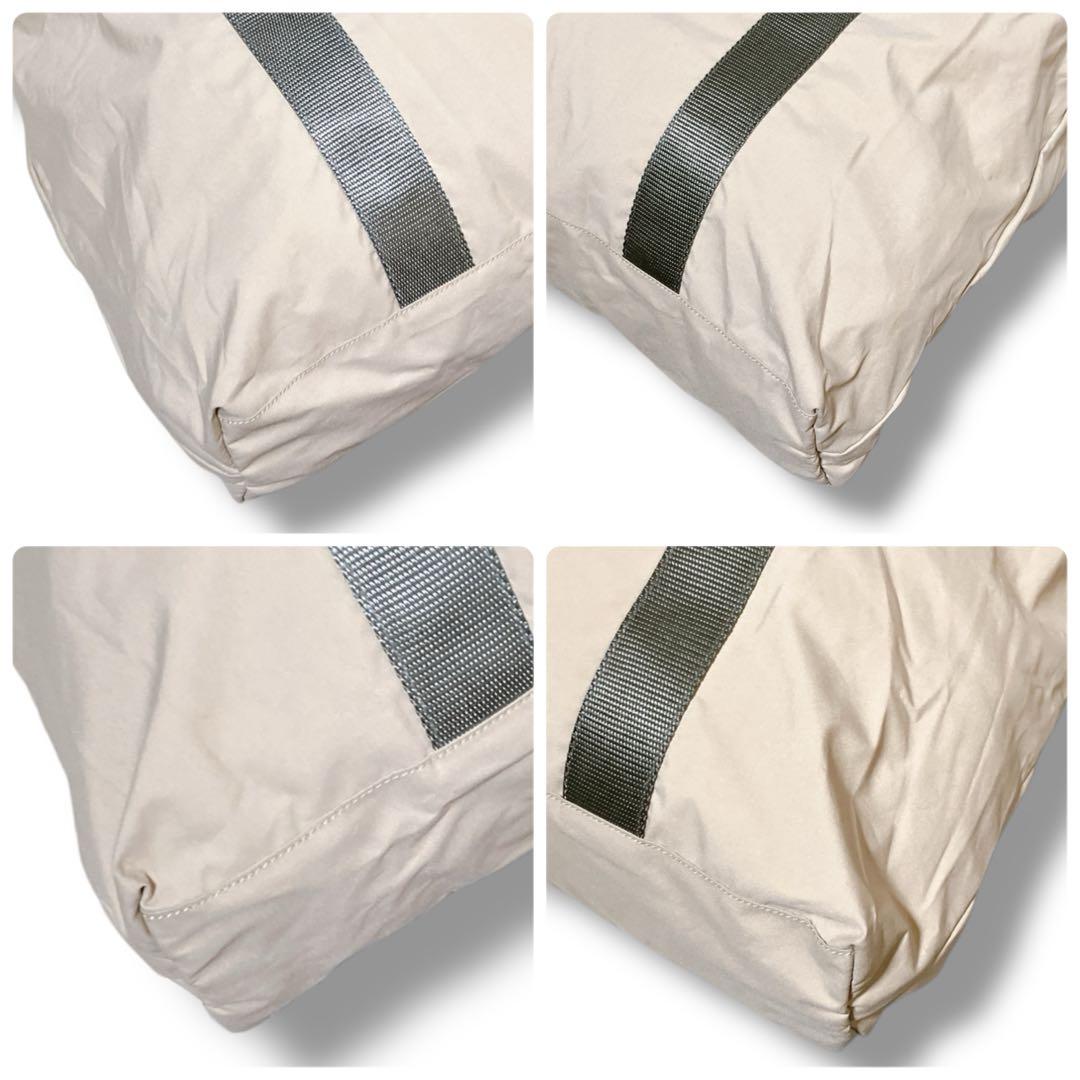 プラダ スポーツ 洗える A4収納可 肩掛け可 トートバッグ ベージュ 軽量