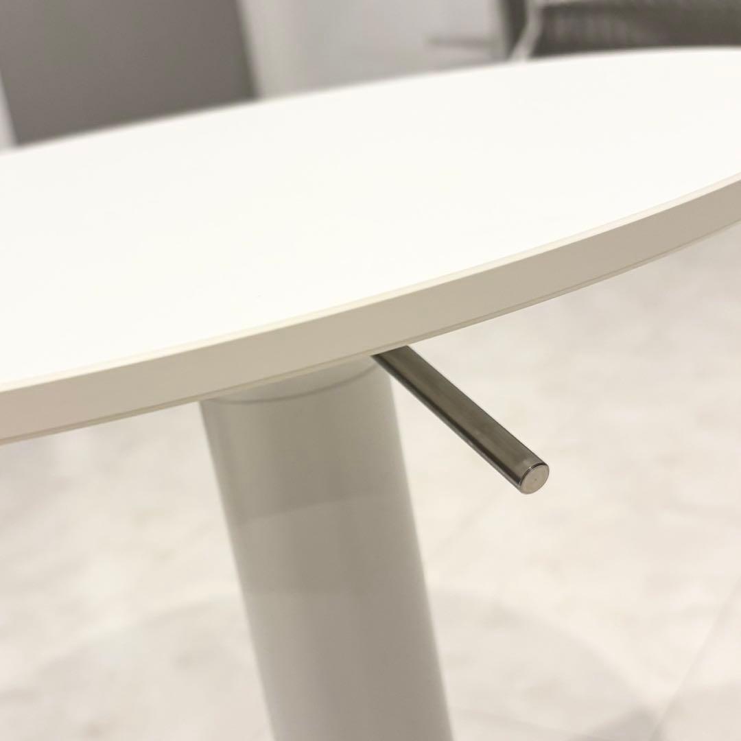 高さ調整可能 サイドテーブル 丸