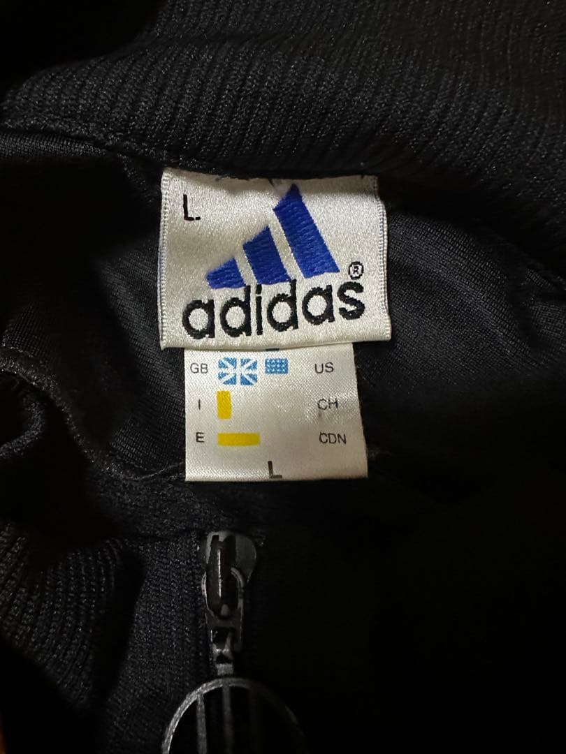 90s adidas アディダス トラックジャケット パンツ セットアップ　刺繍