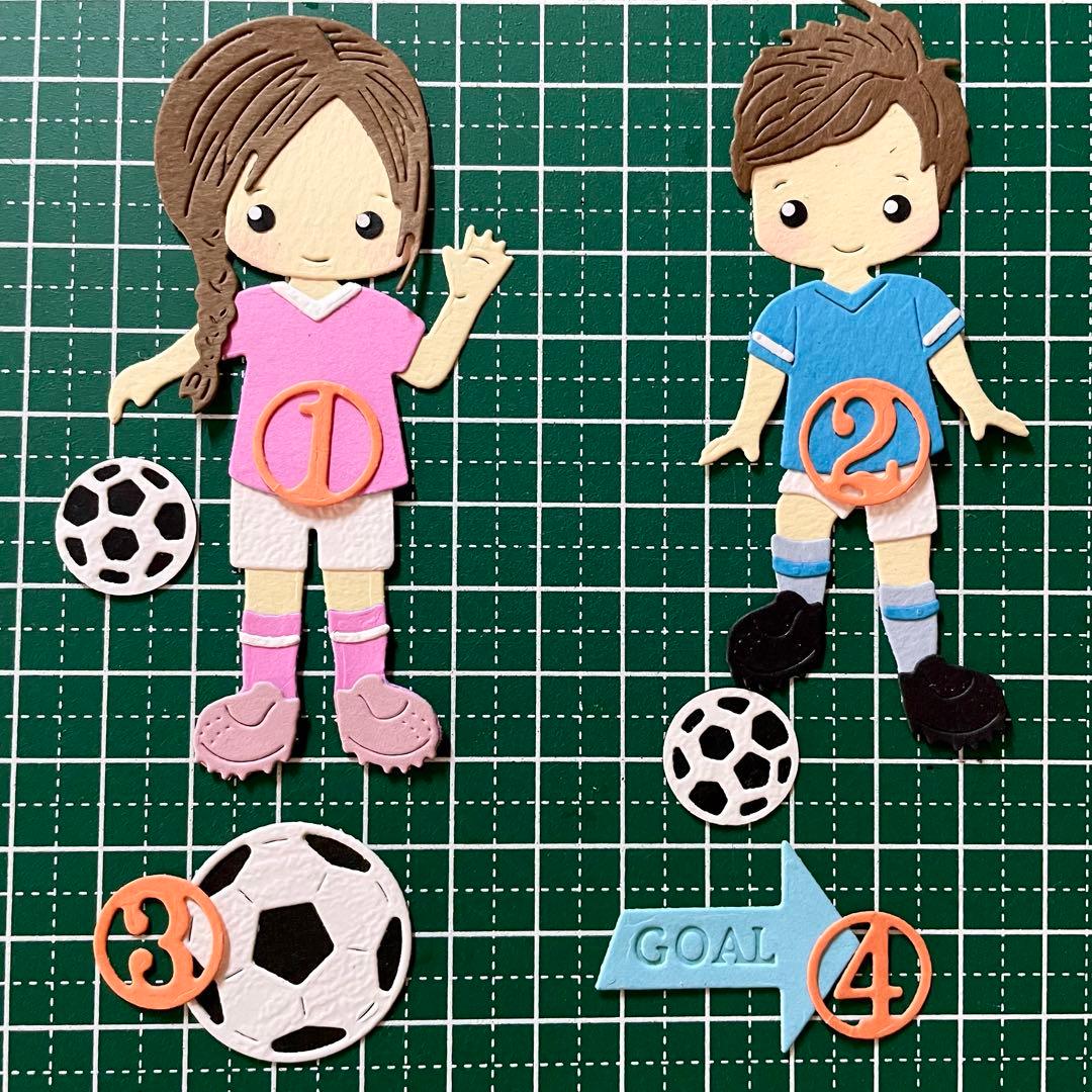 【サッカー】サンプルページ（ペーパークラフト クラフトパンチ）