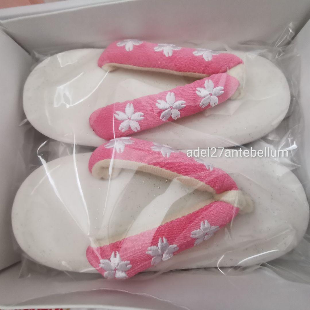 新品小町kids七五三3歳着物コート8点セット花柄薄緑白髪飾り巾着袋下駄お祝い着