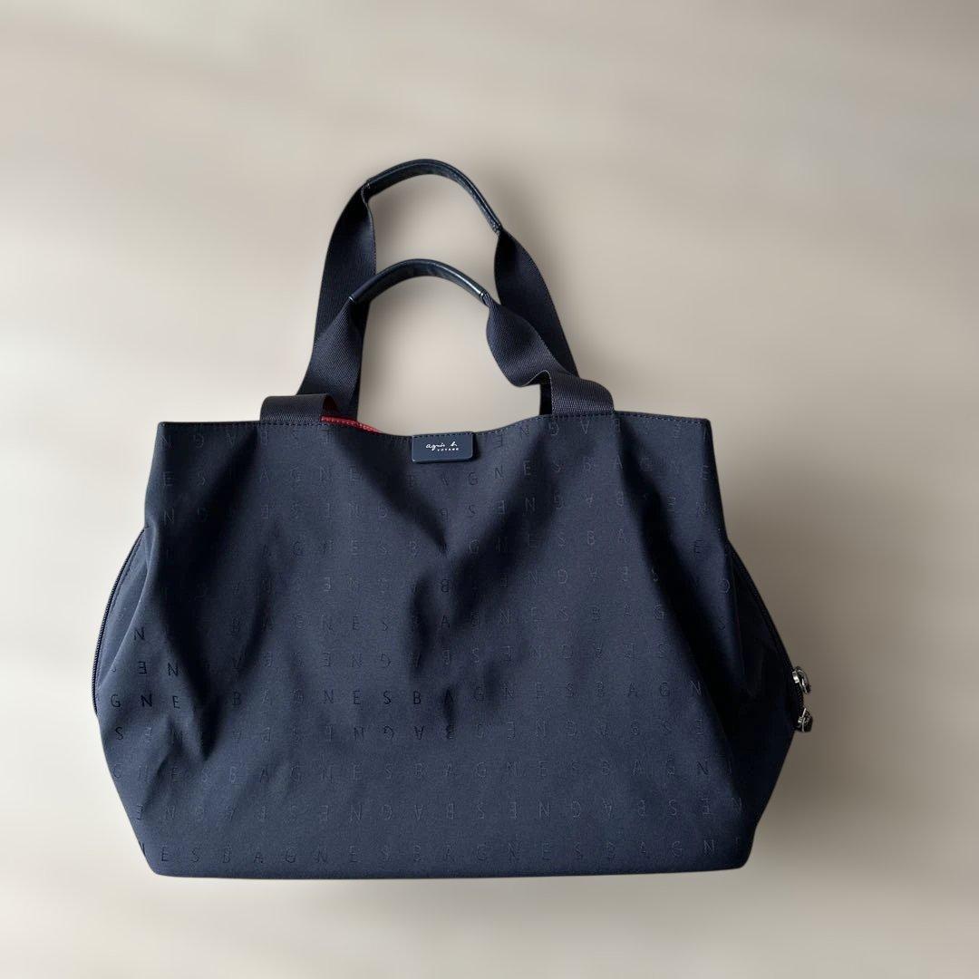 アニエスべーボヤージュ/ボストンバッグ/ネイビー/2way