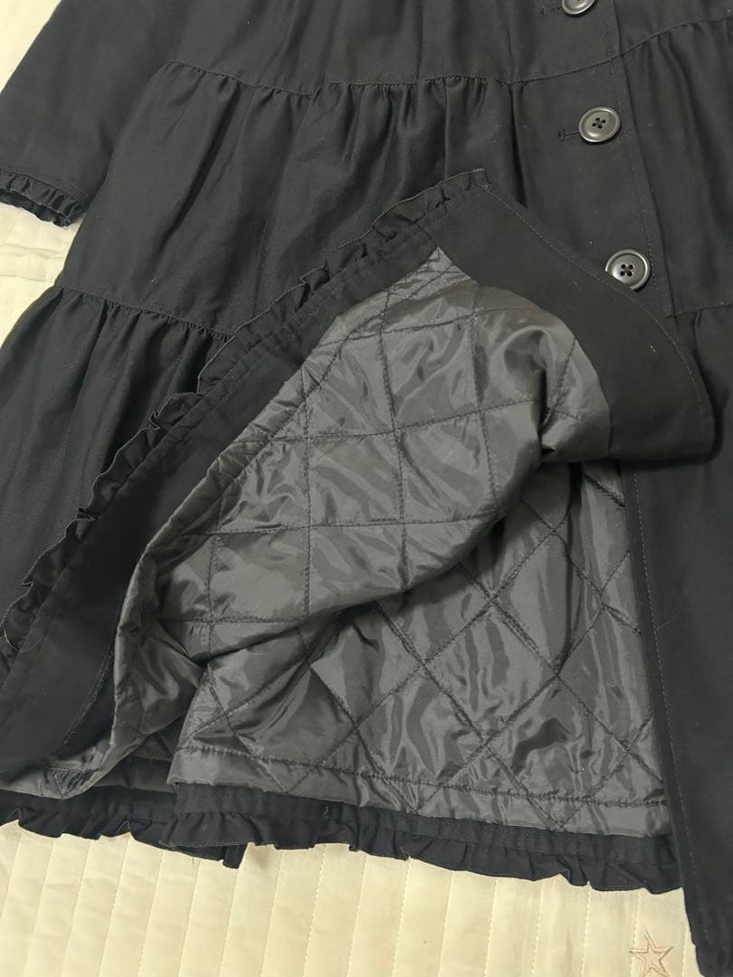 ピンクハウス　ティアード　フレア　コート　春　キルティング　ローズ　2025