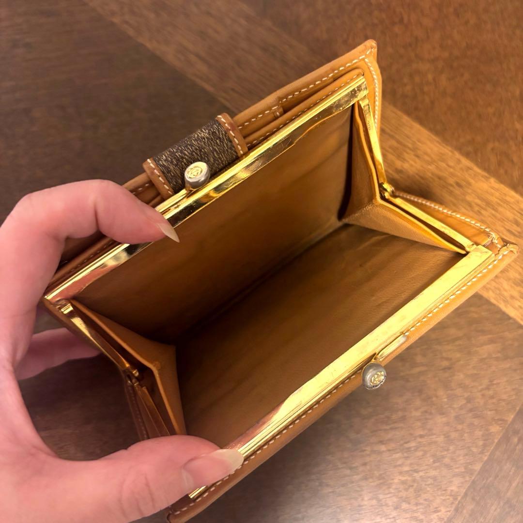 最終値下げ GUCCI オールドグッチ ヴィンテージ 二つ折りがま口財布 80S