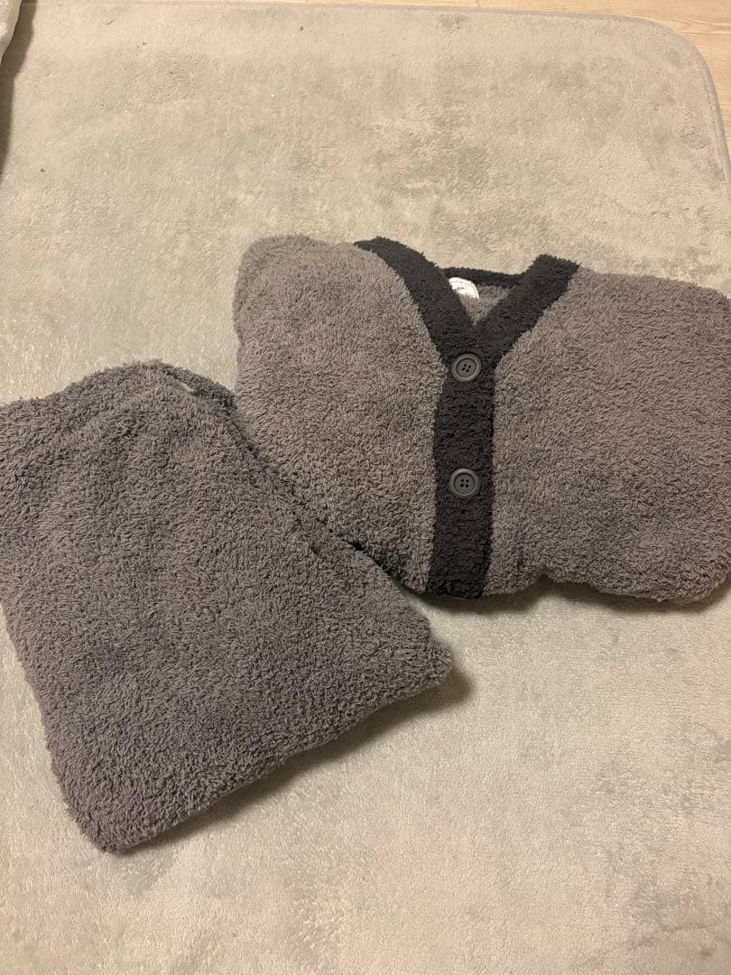 ジェラートピケ　福袋B モコモコ上下セット　　グレー　2024年