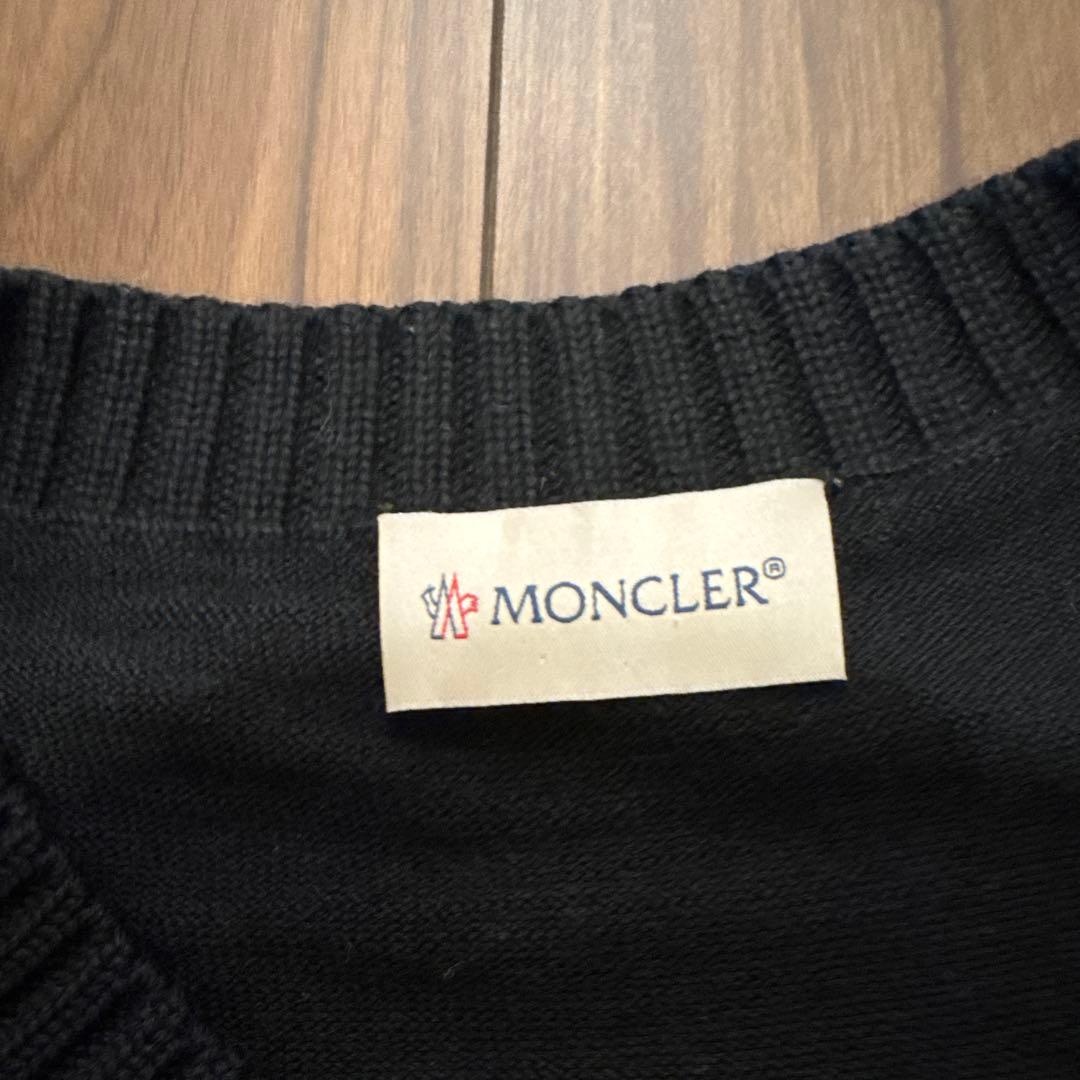 モンクレール MONCLER セーターニット異素材コンビレディース ブラック
