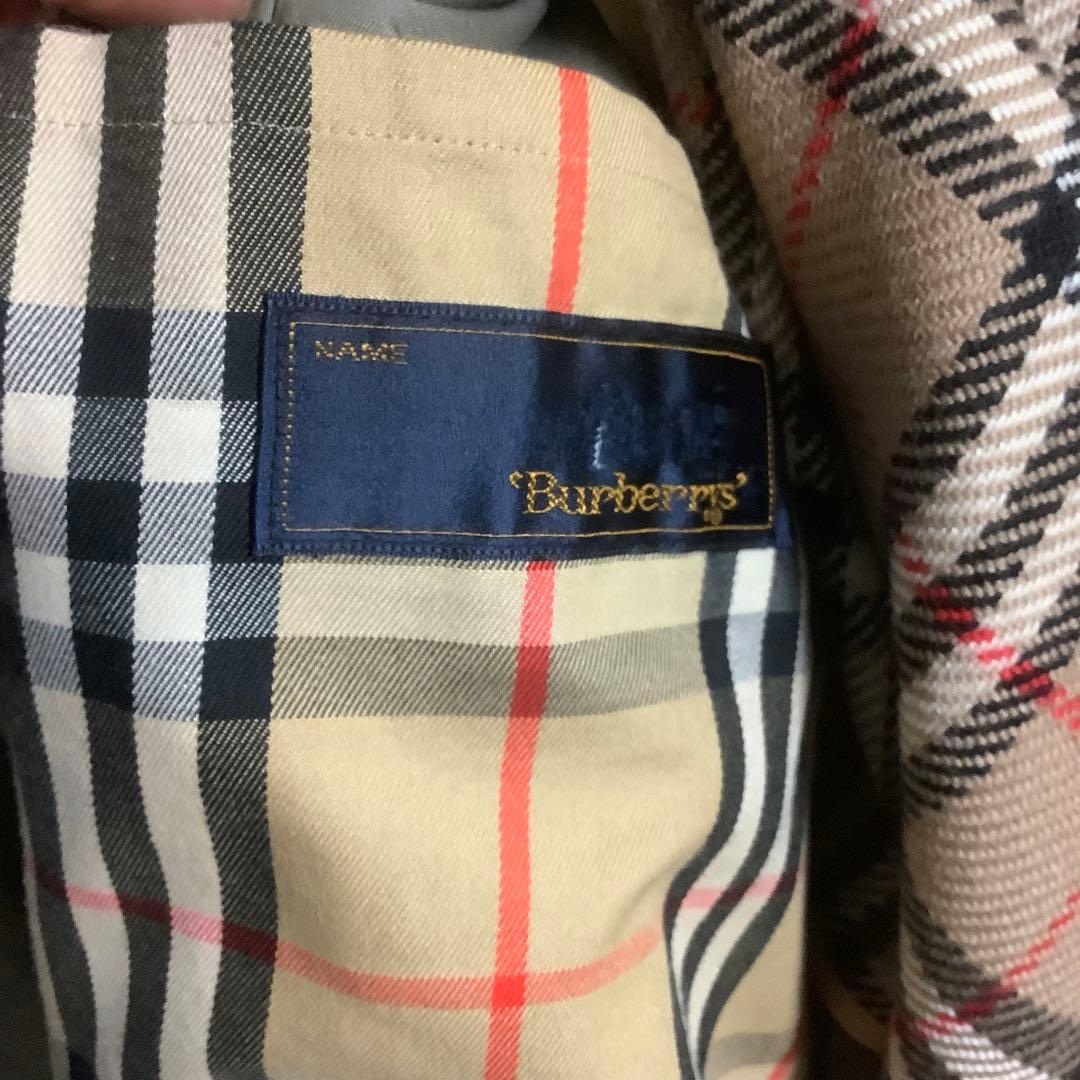 【最高級】バーバリーズ　 ステンカラーコート シルク カシミヤ混 バルマカーン