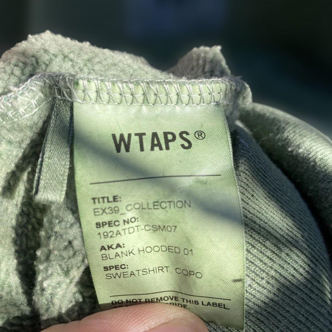 特別価格名作WTAPS 192ATDT-CSM07 BLANK HOODED01