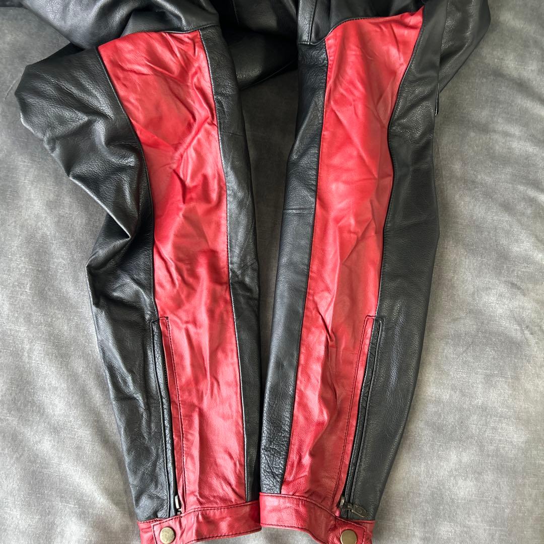 Belstff レザーライダースジャケット 黒 　S