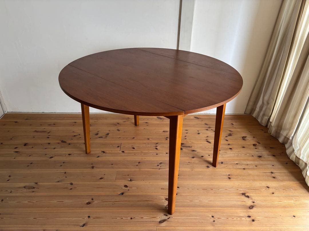 北欧ヴィンテージ　チーク　ドロップリーフテーブル