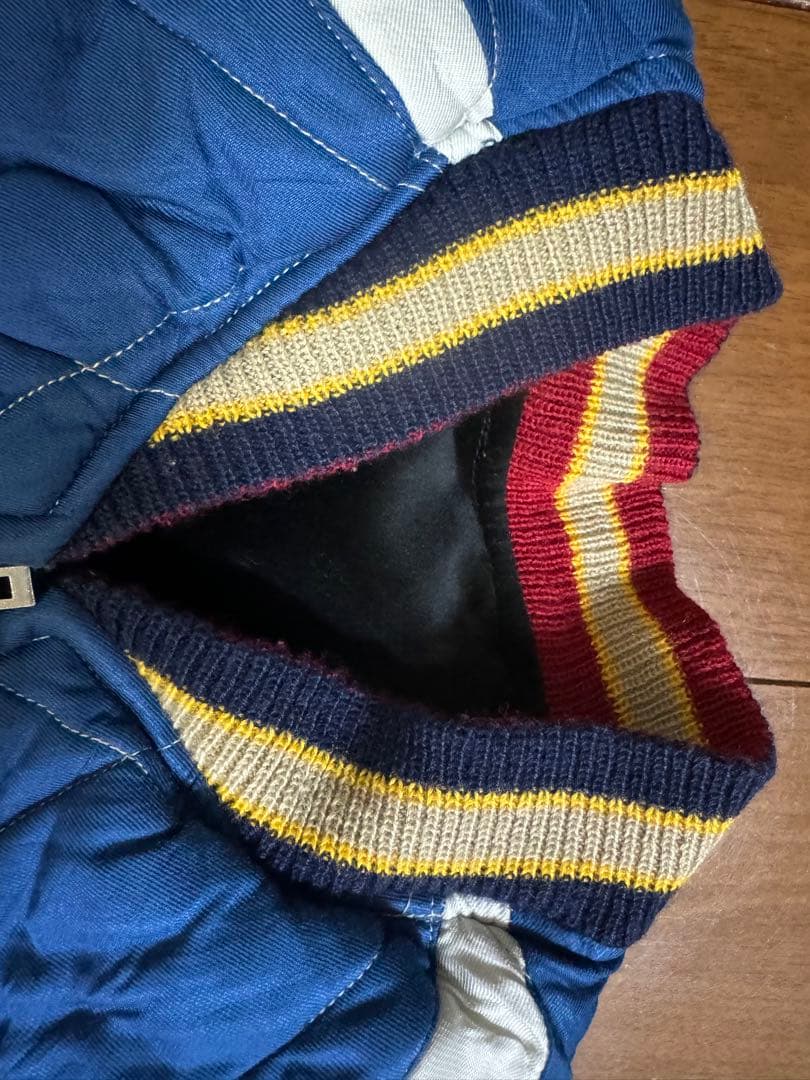 美品 東洋 別珍 サテンキルト リバーシブル スーベニアジャケット スカジャン