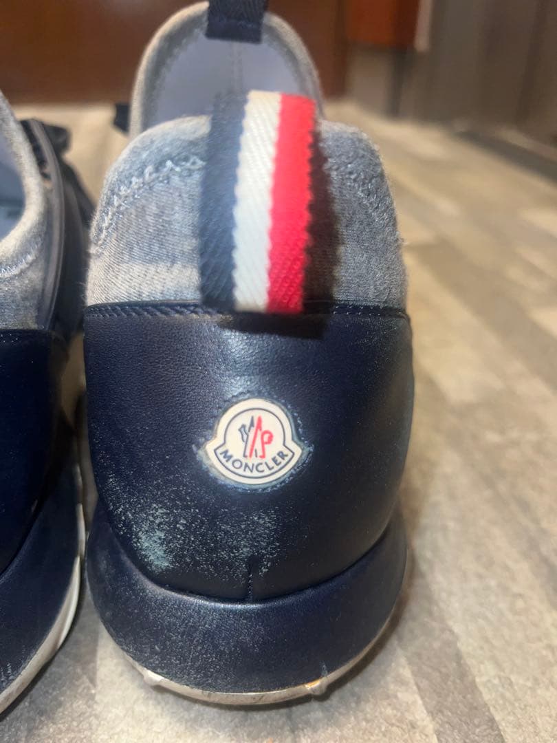 MONCLER スニーカー グレー/ネイビー　モンクレール