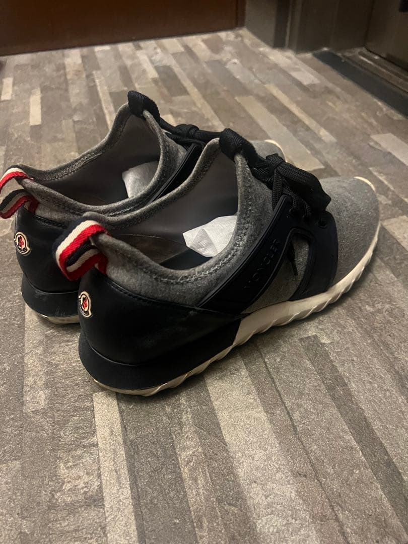 MONCLER スニーカー グレー/ネイビー　モンクレール