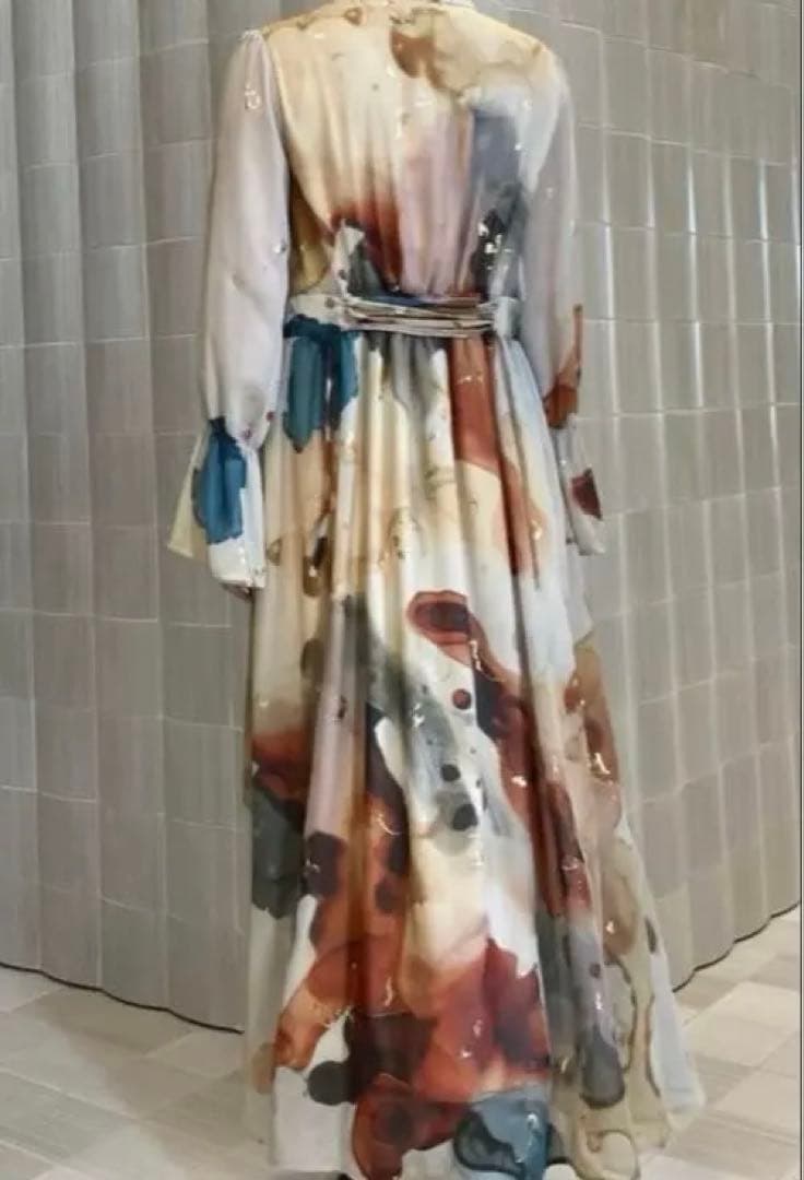 ワンピース Ameri UNDRESSED AMELIA INK ART DRESS