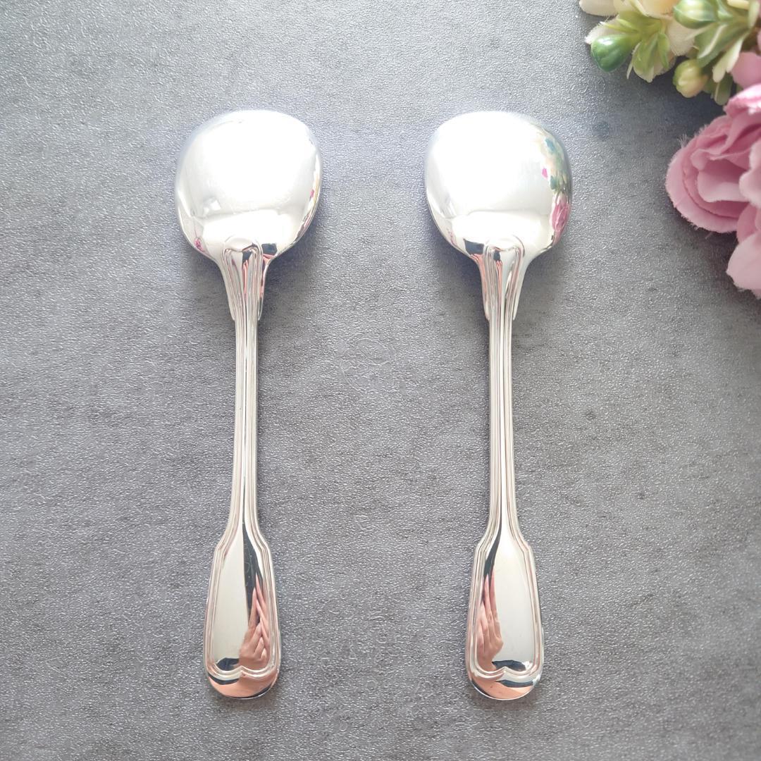 極希少 美品 クリストフル シノン アイスクリームスプーン 2点