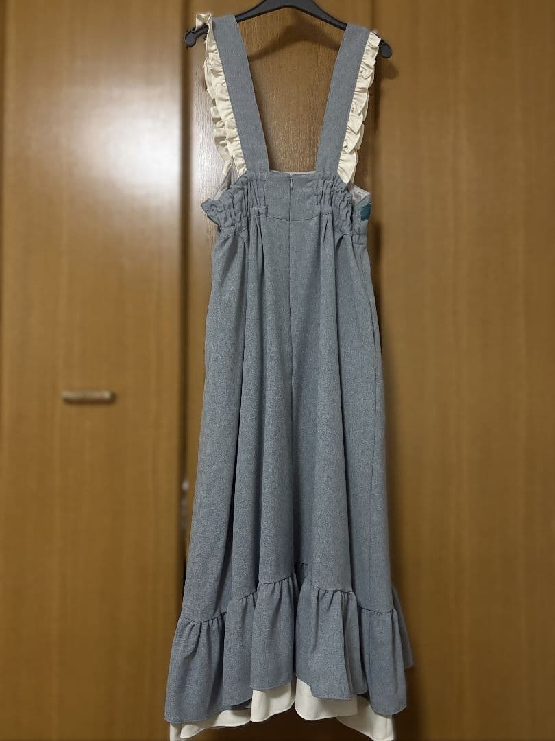 MILK メアリー・アン ジャンパースカート ライトグレー ミルク