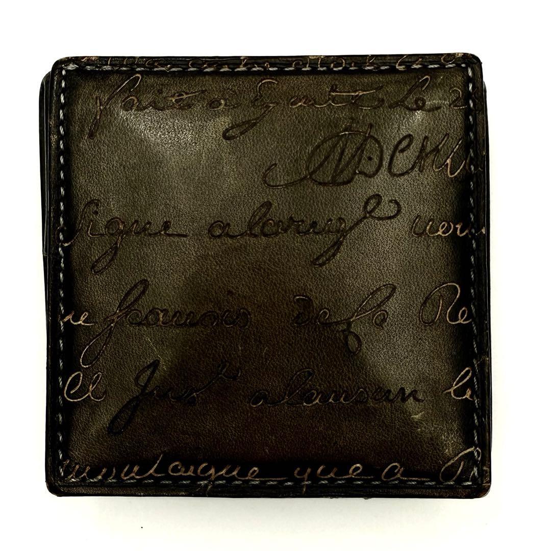 ベルルッティ カヤ ケース カリグラフィ レザー 二つ折り