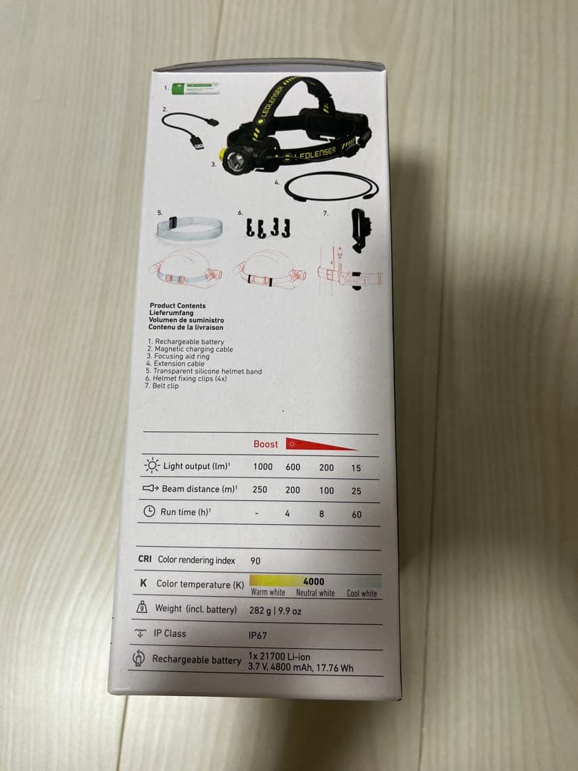 LEDLENSER H7R WORK ヘッドランプ