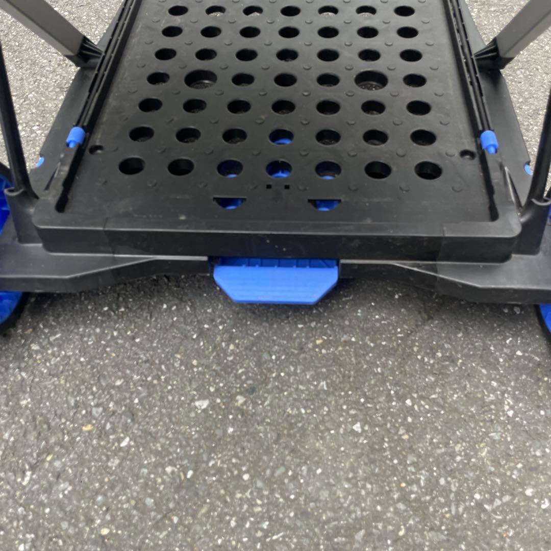 折りたたみ式カート ショッピングカート ダブルレイヤートローリー/ヤ