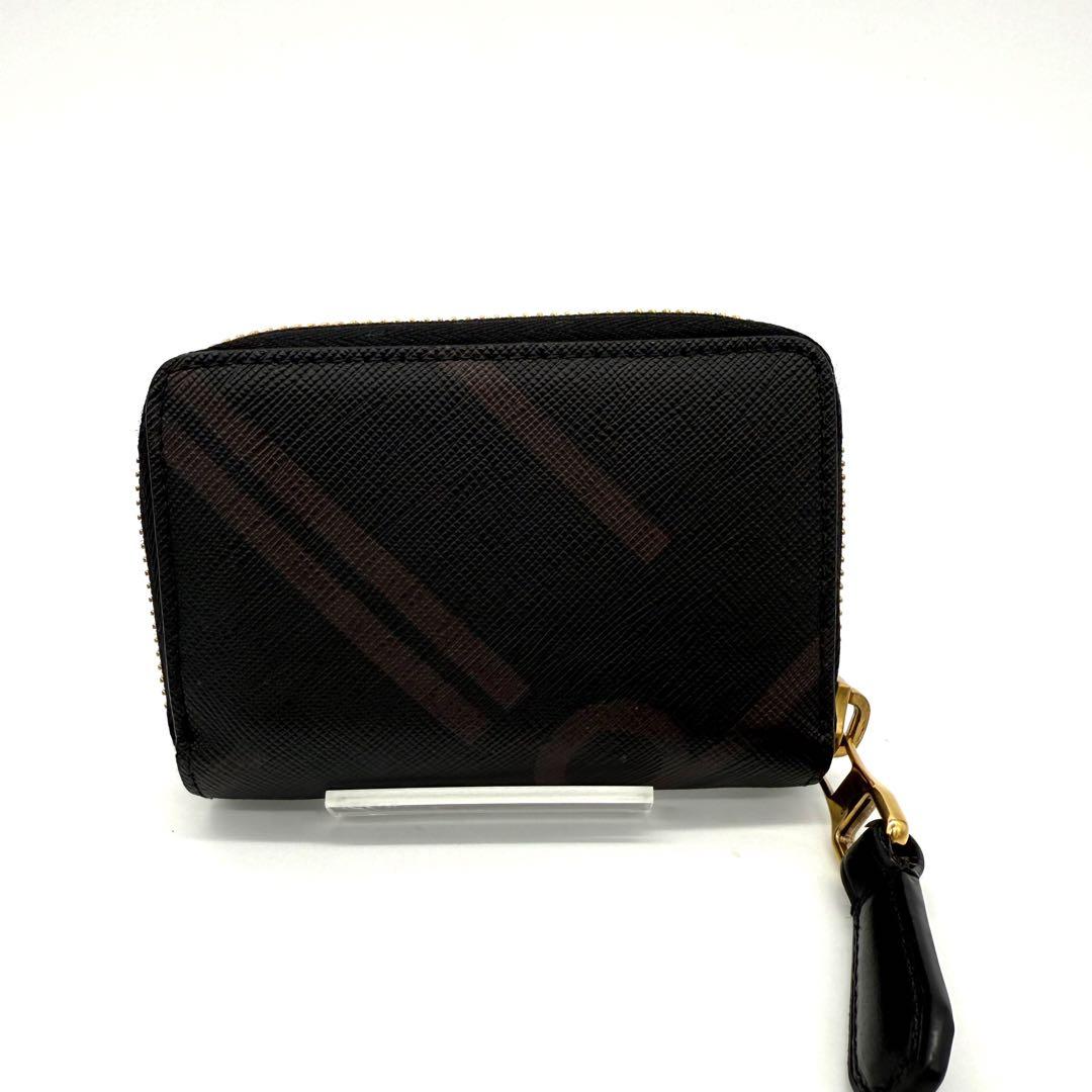 ★美品★ダンヒル ラウンドジップ マルチ ケース デカロゴ 大容量