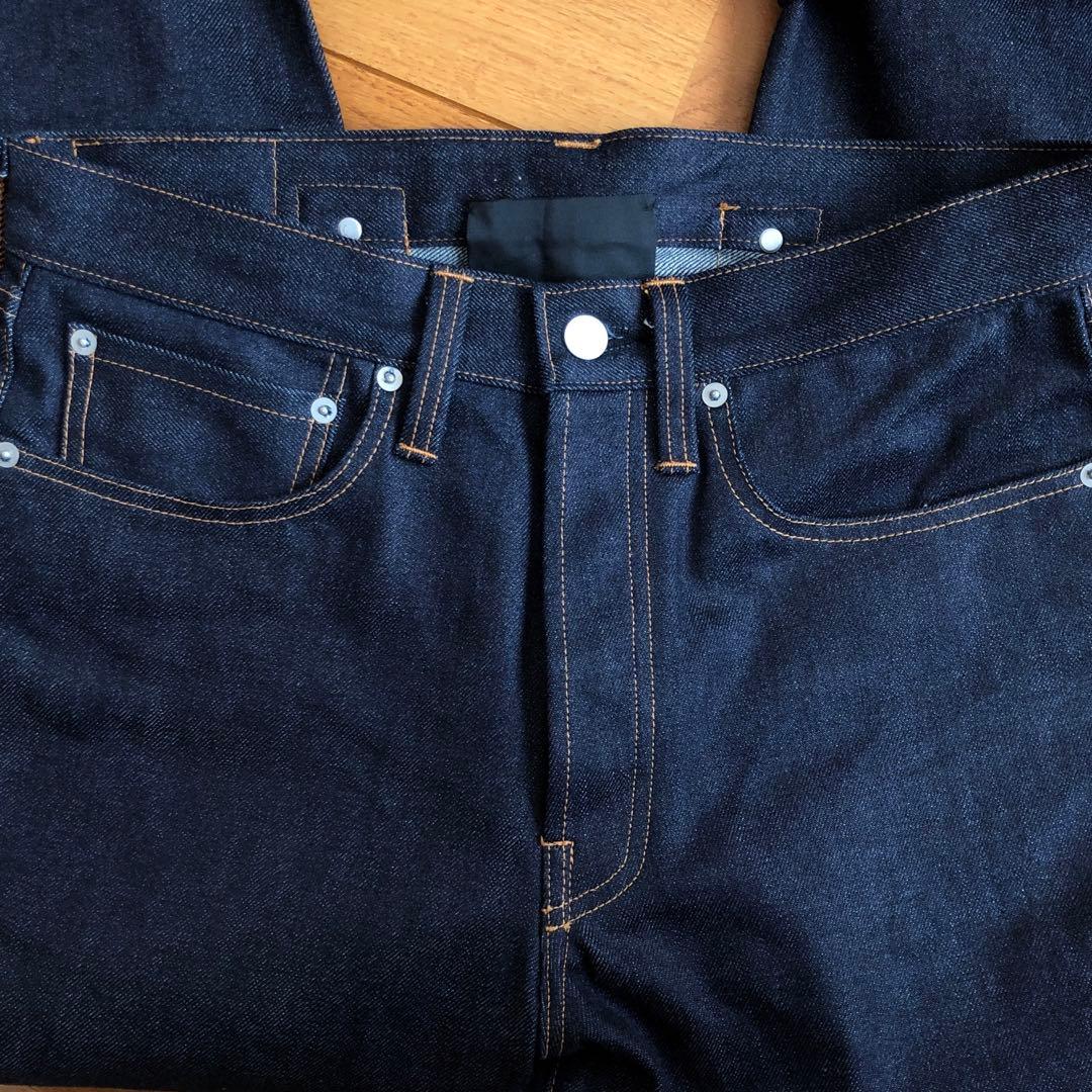 ES:S エス　CINCH BACK BAGGY JEANS ネイビー　32