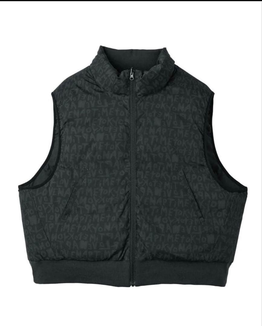 naptimeダウンベスト 黒　Sサイズ