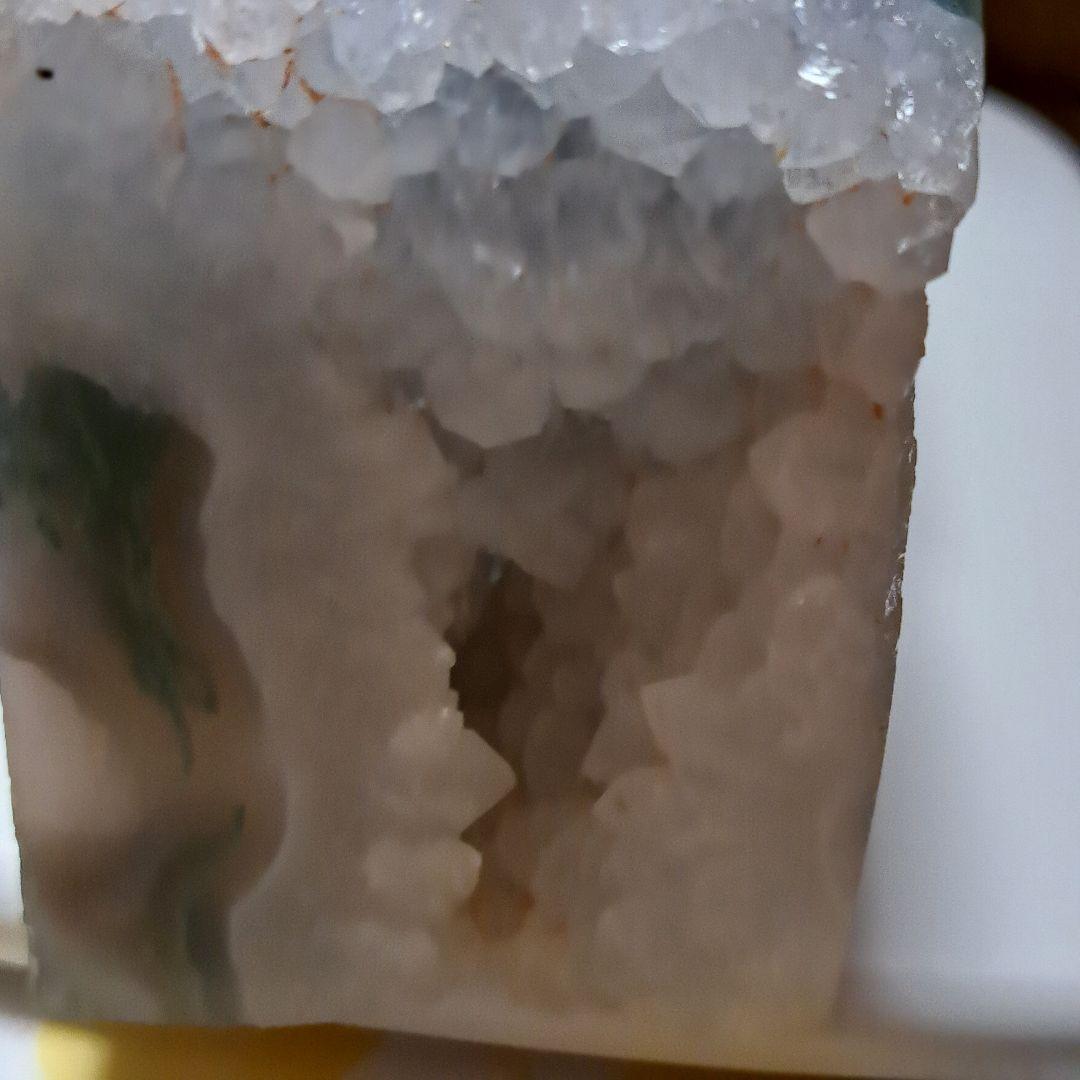 モスアゲート　天然石　タワーポイント　結晶　キラキラ✴️原石