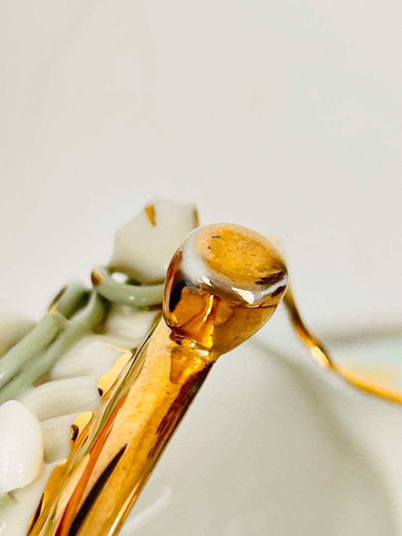 Napco ナプコ　ハンド　すずらんのパースと手　陶器