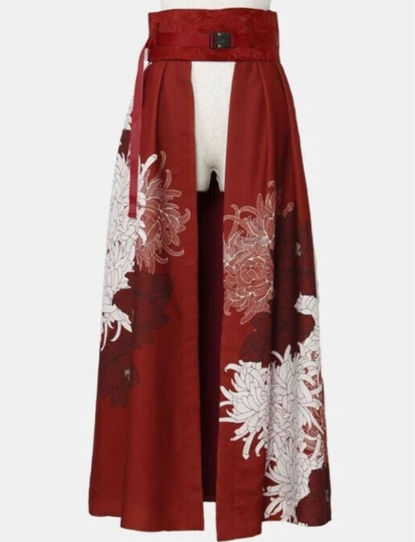 壮麗スカート 赤