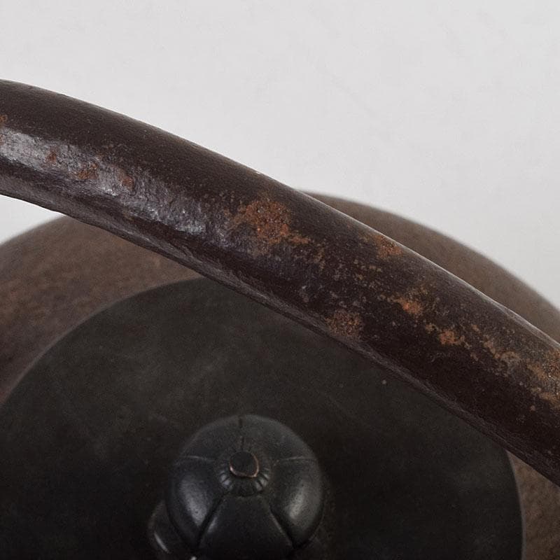 煎茶道具　釜師　菊池政光作　鉄瓶　共箱　D　R9449H