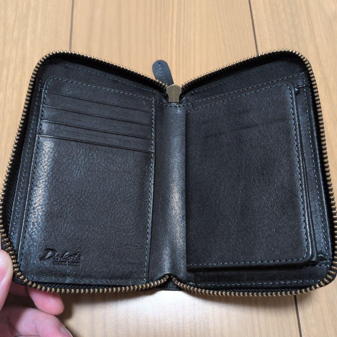 ダコタブラックレーベル 二つ折り財布 ミニ財布 ガウディDakota牛革レザー