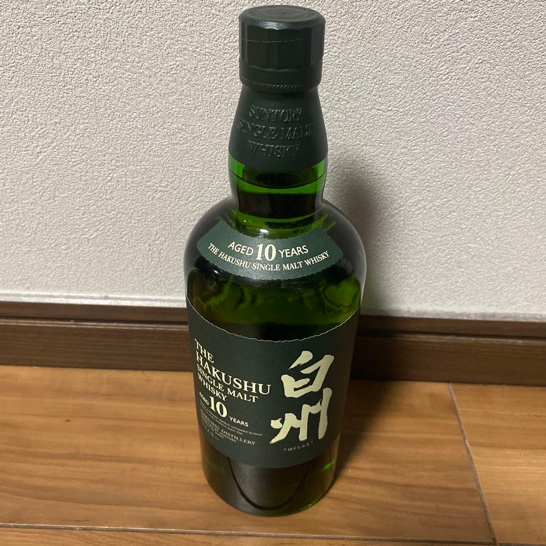 未開封 白州 10年 シングルモルトウイスキー 箱なし 終売品