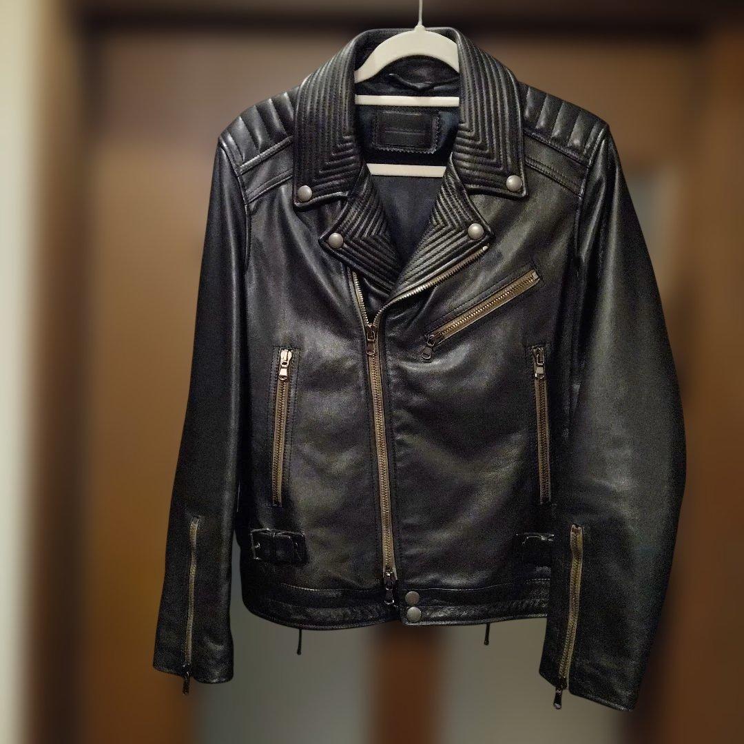 DIESELBLACKGOLDダブルライダースジャケット