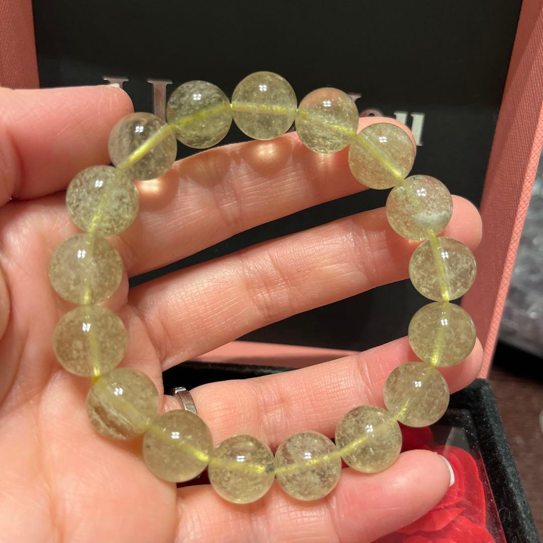 天然石ブレスレット　リビアングラス　お買い得