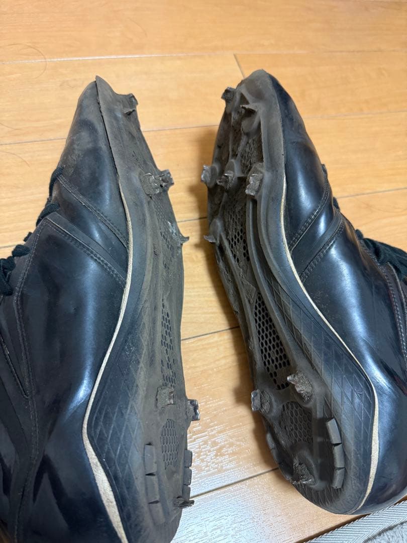 adidas Kugimitsu ブラック/シルバー ハイカットスパイク