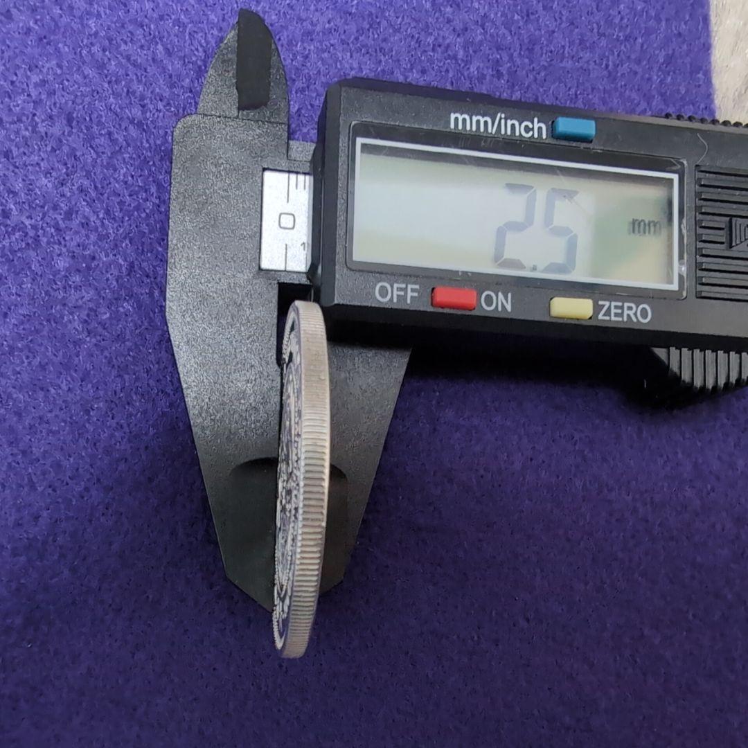 美品 銀貨 貿易銀 明治十年 10年 丸銀 右打ち 古銭 シークレットマーク有り