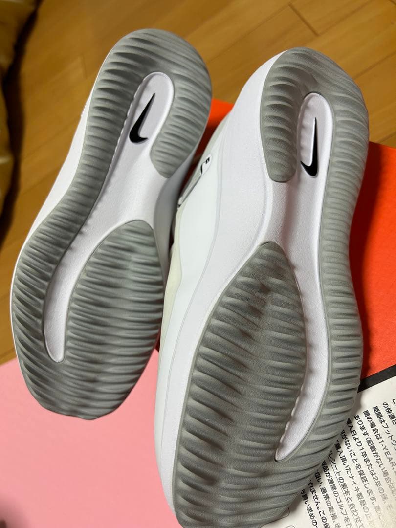 24.5cm ナイキ ゴルフシューズ(ワイド) リアクト エースツアー ホワイト