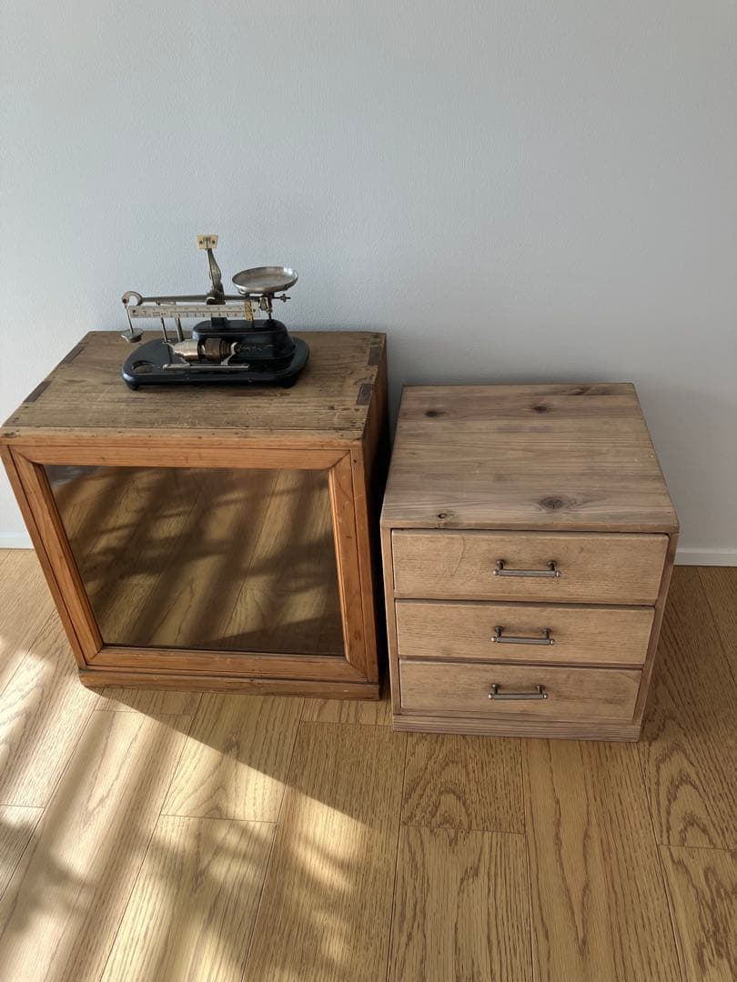 ガラスケース　アンティーク ショーケース　什器