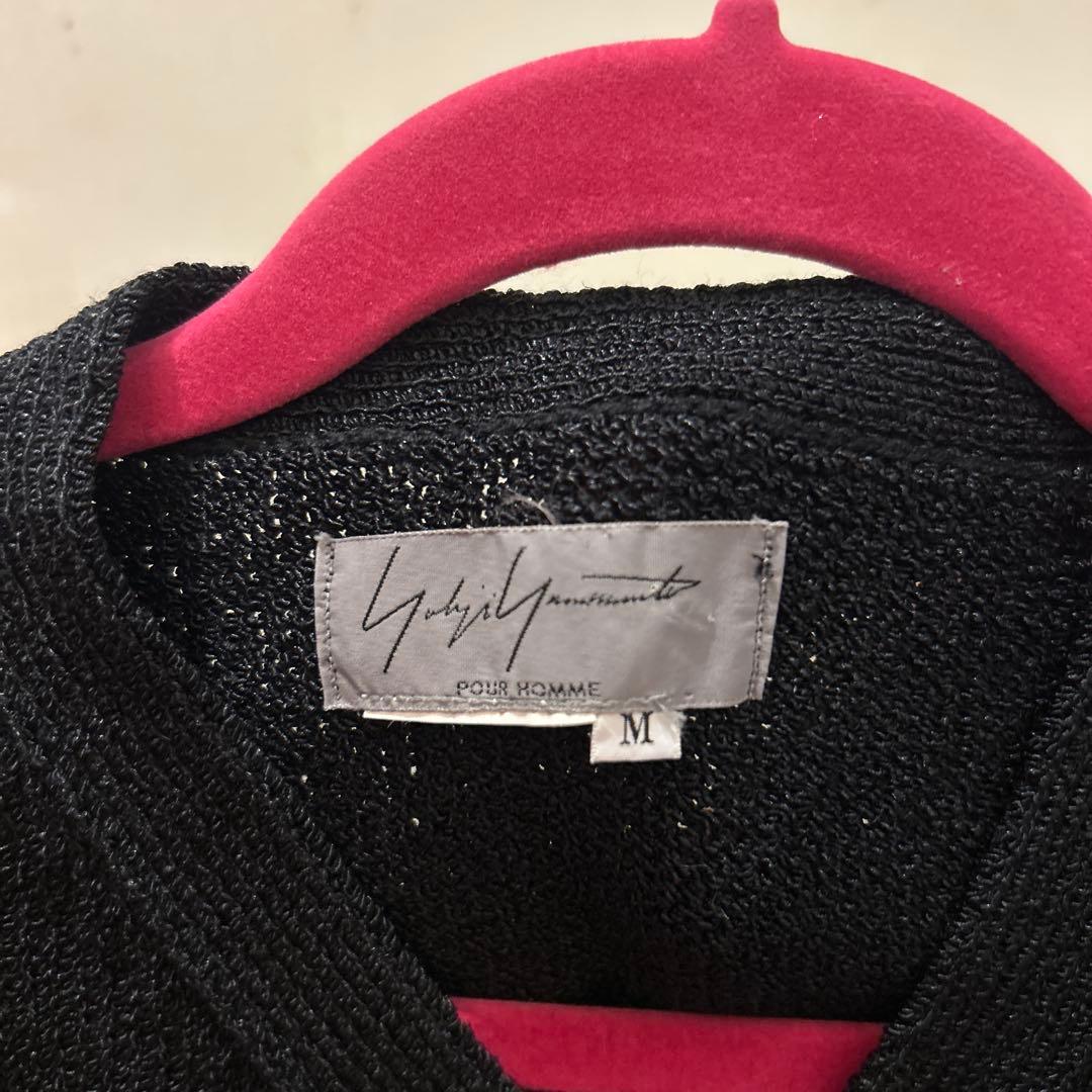 Yohji Yamamotoブラック カーディガン M