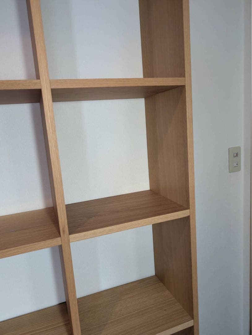 ■送料込■無印良品 スタッキングシェルフ 木製家具 棚 オーク材 収納 MUJI