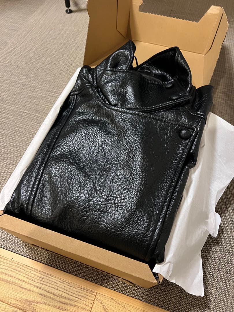 【最安値】ZARAフェイクレザージャケット XLサイズ ブラック ysl