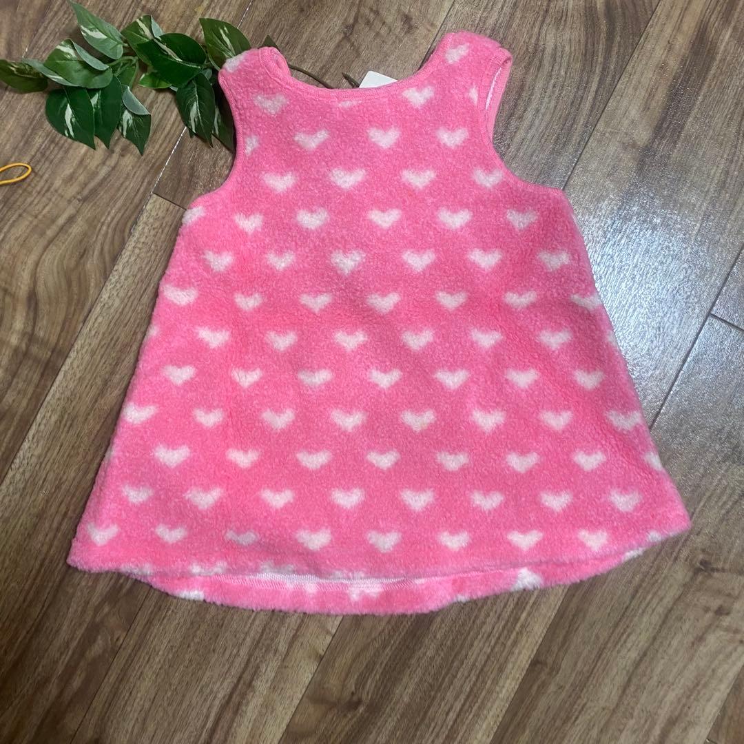 希少 メゾピアノ立体ネコちゃん　ピンクハートワンピース　新品タグ付き　日本製