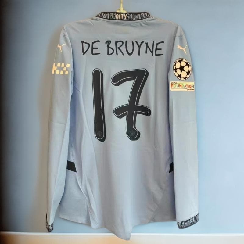 24-25 マンチェスター・シティ DE BRUYNE 17番 半袖 シャツ